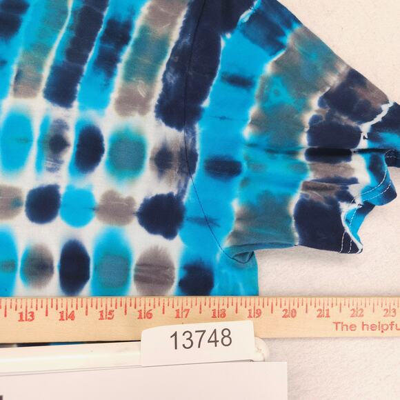 Gildan Casual Crew Neck Short Sleeve T Shirt Mens Size Medium M Tie-dye Multi - Picture 5 of 8